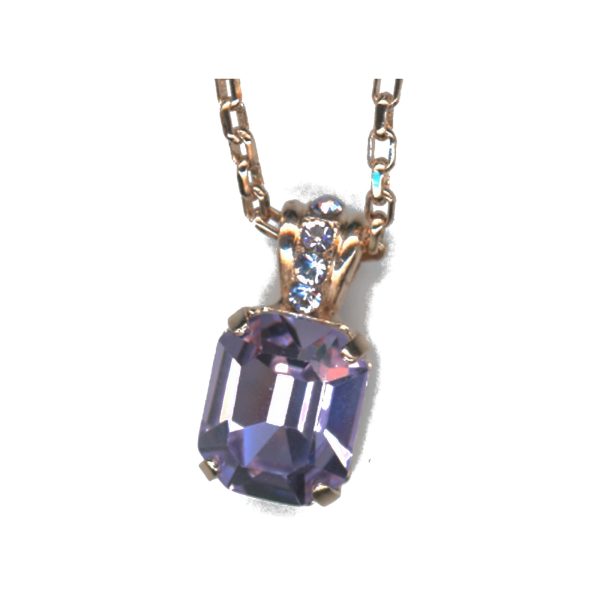 Pendant By Mariana Woman Exquisite Violet Swarovski Crystals