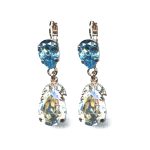 Earrings By Mariana Woman Stylish Crystal Tabac Swarovski Crystals