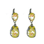 Earrings By Mariana Woman Stylish Crystal Tabac Swarovski Crystals