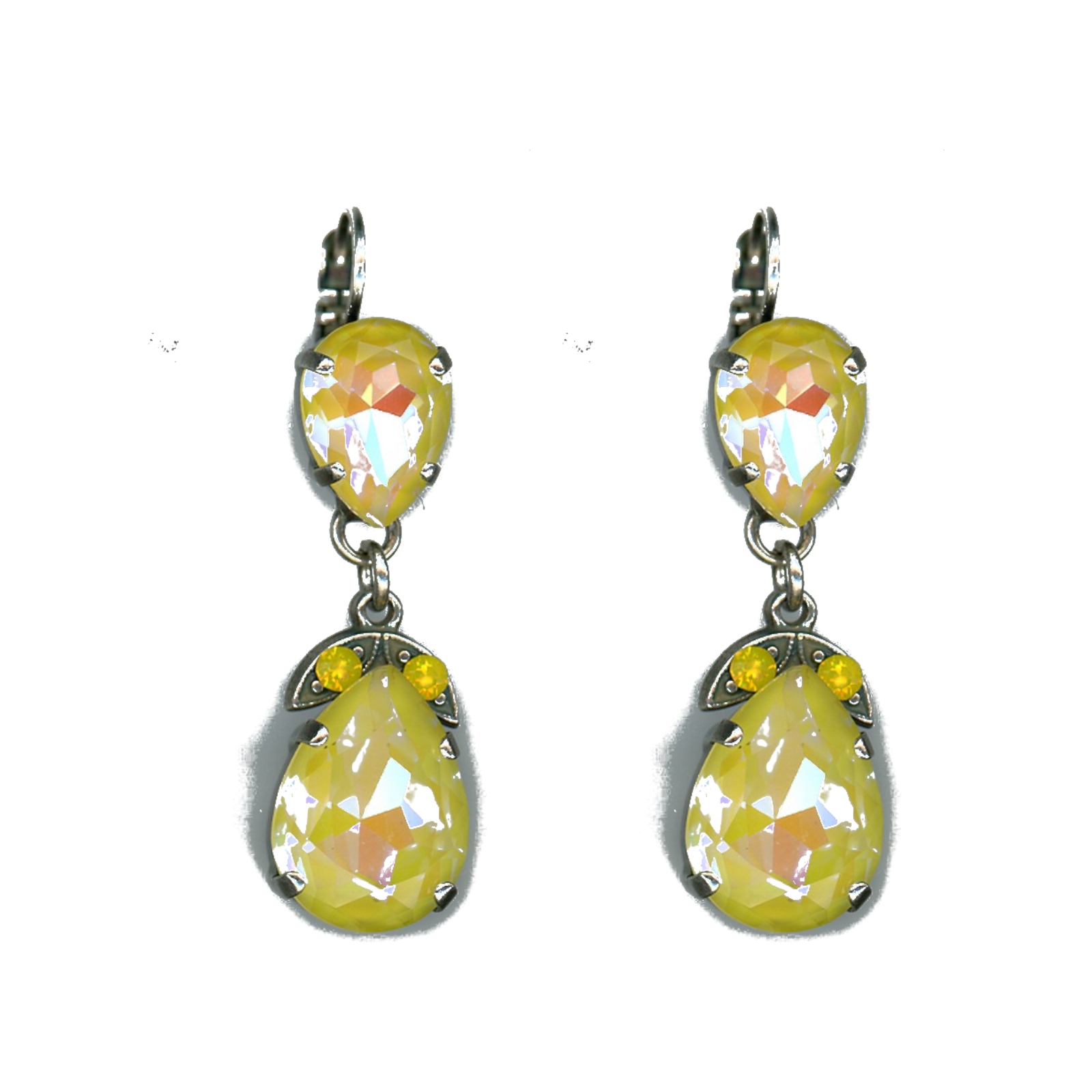 E-1032-4-141141-SP6 Earrings By Mariana Woman Stylish Crystal Tabac Swarovski Crystals - Image 1
