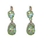 Earrings By Mariana Woman Classic Chrysolite Swarovski Crystals