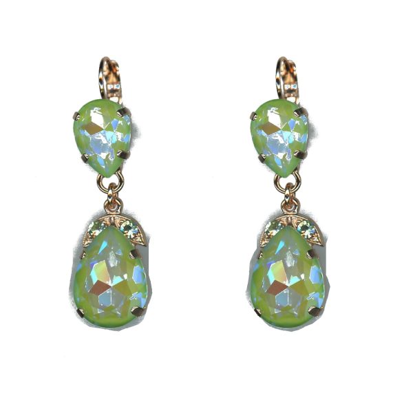 Earrings By Mariana Woman Classic Chrysolite Swarovski Crystals