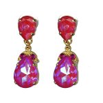 Earrings By Mariana Woman Charming Sun Kissed Blush Swarovski Crystals - Image 2