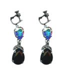 Earrings By Mariana Woman Romantic Jet and AB Swarovski Crystals