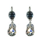 Earrings By Mariana Woman Chic Montana Blue and Light Blue Swarovski Crystals