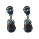 Earrings By Mariana Woman Feminine Bl.Diamond and Montana Swarovski Crystals
