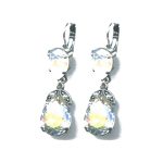 Earrings By Mariana Woman Charming Cream Pearl and Crystal Swarovski Crystals - Image 2