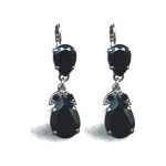 Earrings By Mariana Woman Delicate Jet Swarovski Crystals - Image 2