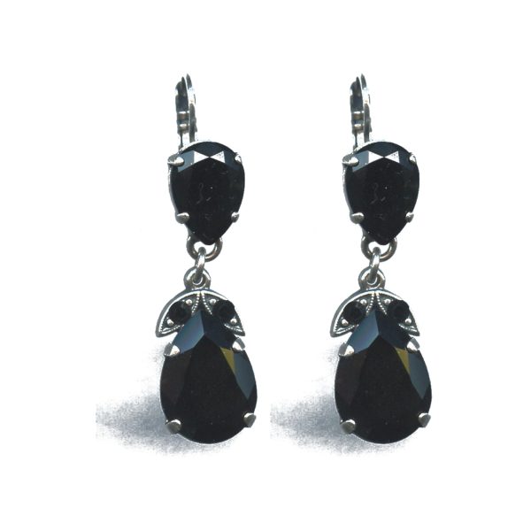 Earrings By Mariana Woman Delicate Jet Swarovski Crystals
