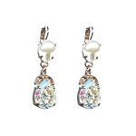 Earrings By Mariana Woman Chic Light Colorado Topaz and Clear Swarovski Crystals - Image 2