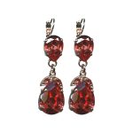 Earrings By Mariana Woman Charming Padparadscha Swarovski Crystals