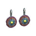 Earrings By Mariana Woman Classic Topaz and Turq Swarovski Crystals