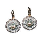 Earrings By Mariana Woman Sophisticated Chalk White Swarovski Crystals - Image 2