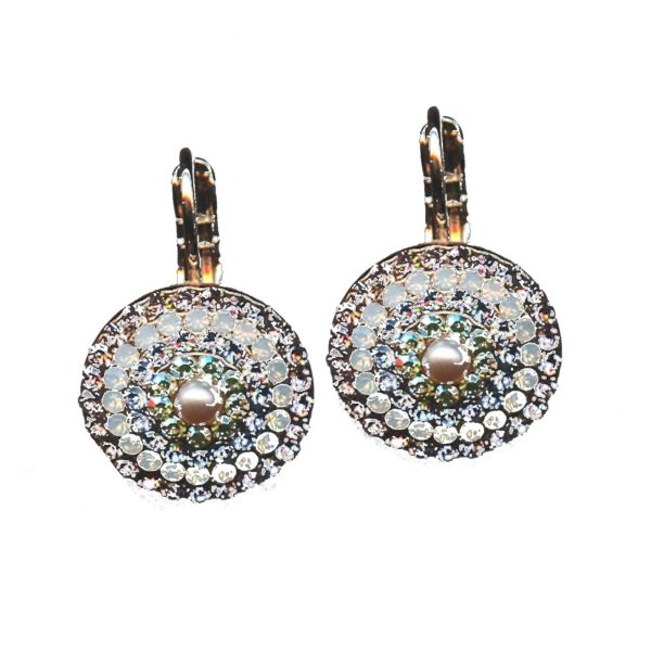 Earrings By Mariana Woman Sophisticated Chalk White Swarovski Crystals