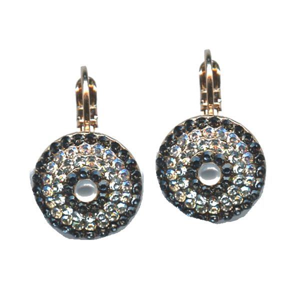 Earrings By Mariana Woman Chic Clear and AB and Silver Night Swarovski Crystals
