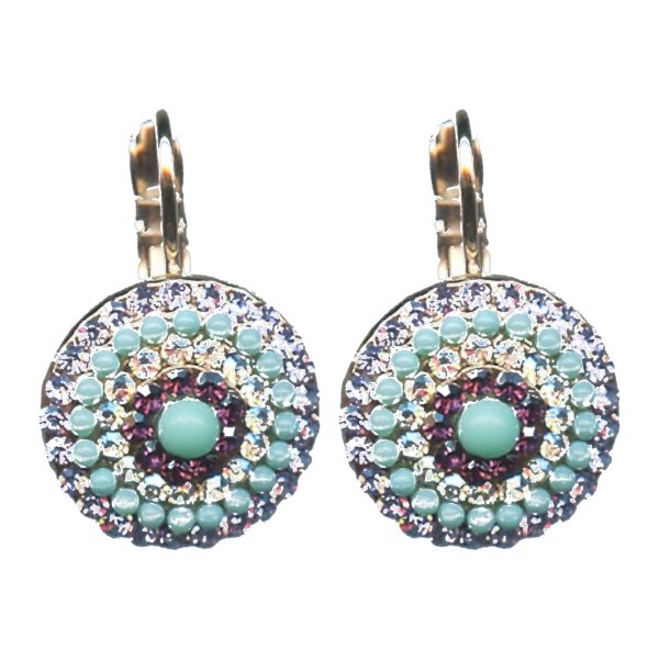 Earrings By Mariana Woman Light amethyst and Crystal Swarovski Crystals