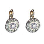 Earrings By Mariana Woman Classic Peridot and Seafoam Swarovski Crystals