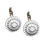 Earrings By Mariana Woman Pacific Opal and Turquoise Blue Swarovski Crystals
