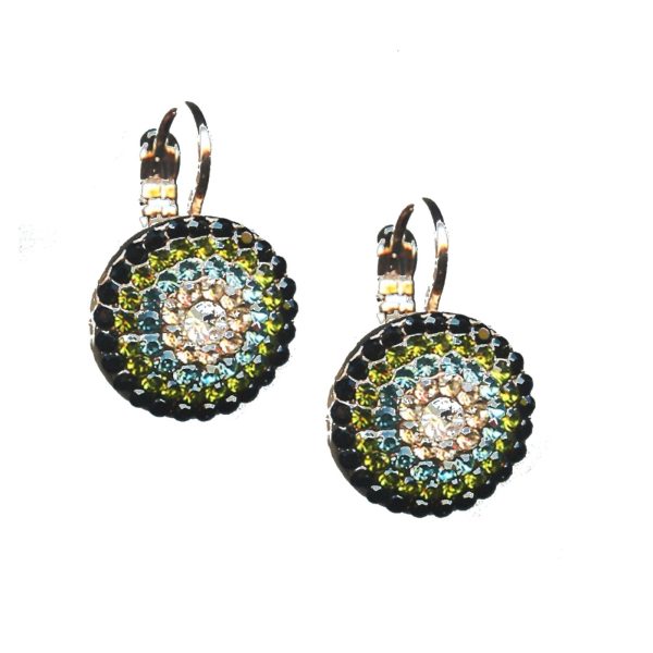 Earrings By Mariana Woman Charming Cobalt Swarovski Crystals