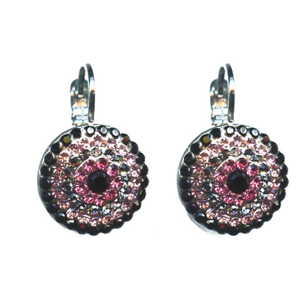 Earrings By Mariana Woman Elegant Dk.Olive Swarovski Crystals