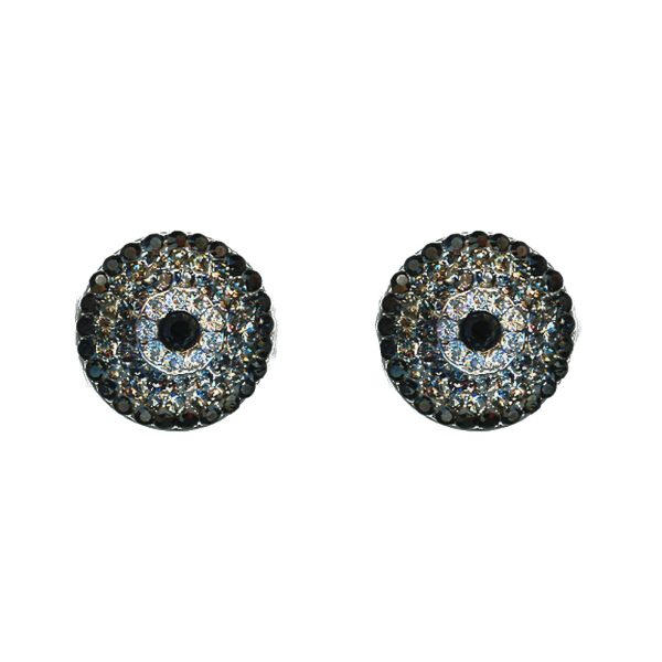 Earrings By Mariana Woman Beautiful Jet and Black Diamond Swarovski Crystals