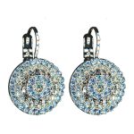 Earrings By Mariana Woman Champagne and Light Amethyst and Swarovski Crystals - Image 2