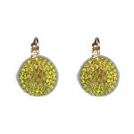 Earrings By Mariana Woman Chic Citrine Swarovski Crystals