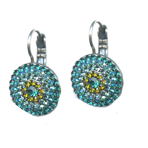 Earrings By Mariana Woman Exquisite Blue Zircon Swarovski Crystals