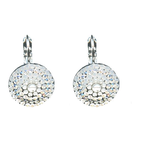 Earrings By Mariana Woman Distinctive Cream Pearl and Crystal Swarovski Crystals