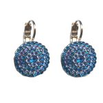 Earrings By Mariana Woman Timeless Capri Blue and Sapphire Swarovski Crystals