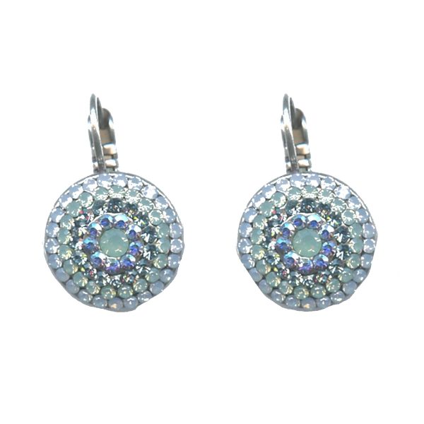 Earrings By Mariana Woman Sophisticated Opal and AB and Clear Swarovski Crystals
