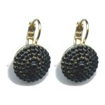 Earrings By Mariana Woman Elegant Jet Swarovski Crystals - Image 2