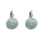 Earrings By Mariana Woman Beautiful Pacific Opal Swarovski Crystals - Image 2