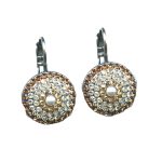 Earrings By Mariana Woman Chic Light Colorado Topaz and Clear Swarovski Crystals - Image 2