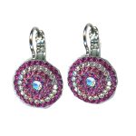 Earrings By Mariana Woman Luxurious Rose Opal and Astral Pink Swarovski Crystals - Image 2