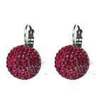 Earrings By Mariana Woman Charming Ruby Swarovski Crystals