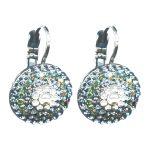Earrings By Mariana Woman Chic Aquamarine and Aqua Blue Swarovski Crystals - Image 2