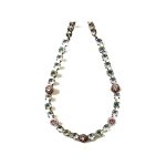 Necklace By Mariana Woman Chic and Peridot and Rose Swarovski Crystals - Image 2