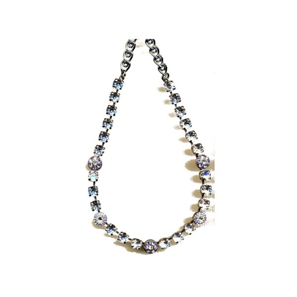 Necklace By Mariana Woman Refined Clear and Jonquil Swarovski Crystals