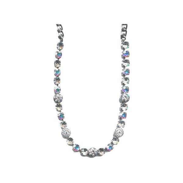 Necklace By Mariana Woman Sophisticated AB and Clear Swarovski Crystals