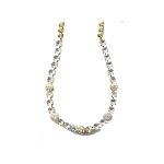 Necklace By Mariana Woman Fashionable Clear and Moonlight Swarovski Crystals