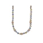 Necklace By Mariana Woman Timeless AB and Golden Shadow Swarovski Crystals