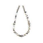 Necklace By Mariana Woman Distinctive White Opal and Clear Swarovski Crystals