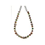Necklace By Mariana Woman Light Colorado Topaz and Olivine Swarovski Crystals - Image 2
