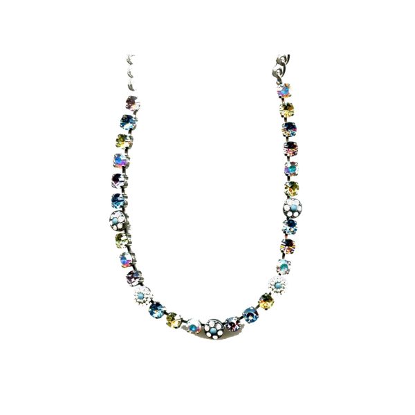 Necklace By Mariana Woman Captivating Light Amethyst and Rose Swarovski Crystals
