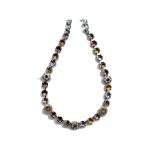 Necklace By Mariana Woman Chic Jet Hematite and Black Diamond Swarovski Crystals