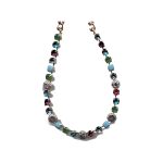 Necklace By Mariana Woman Refined Turq and Blue Zircon Swarovski Crystals