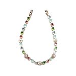 Necklace By Mariana Woman Chic Chrysolite Opal and Chrysolite Swarovski Crystals - Image 2