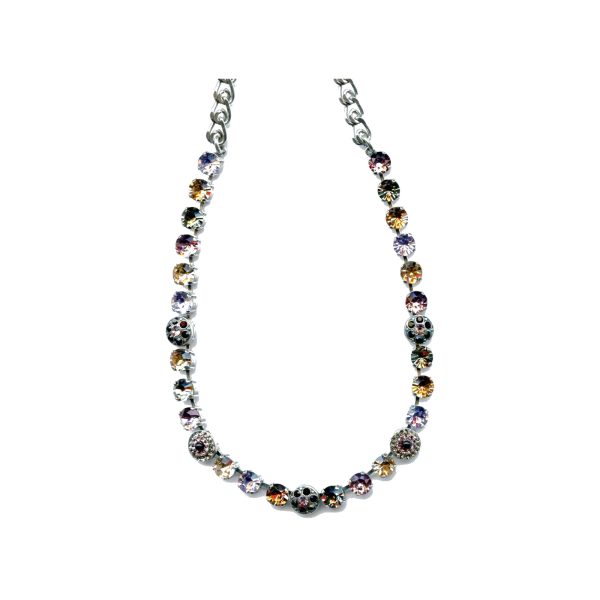 Necklace By Mariana Woman Chic Topaz and Clear Swarovski Crystals
