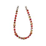 Necklace By Mariana Woman Luminous Sun and Light Siam Swarovski Crystals - Image 2